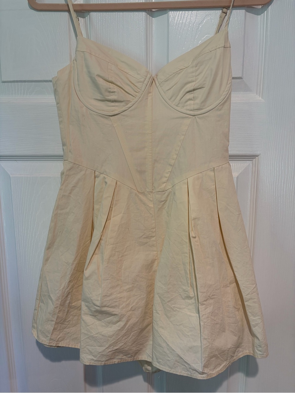 Lelis Collection Cream Sweetheart Skort Dress